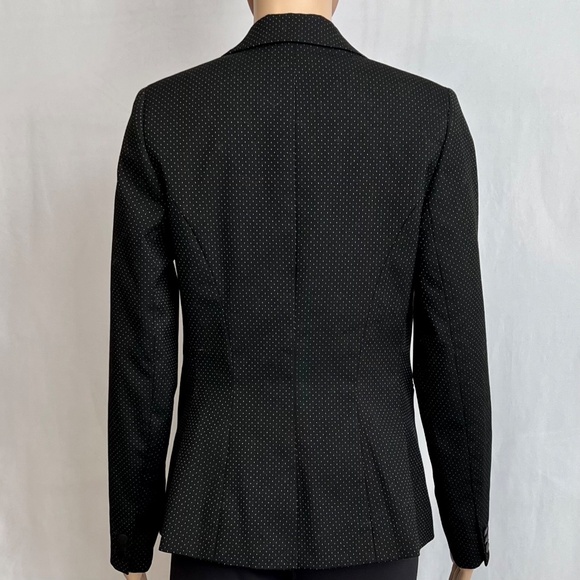 Willow and Thread Black & White Dark Academia One-Button Blazer, Size 6 - Picture 4 of 8
